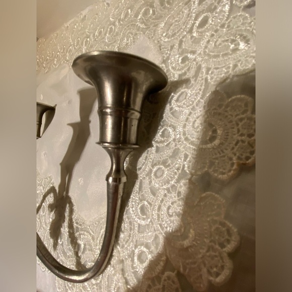 Vintage silver 4 candle holder candelabra holiday decor - Picture 12 of 16